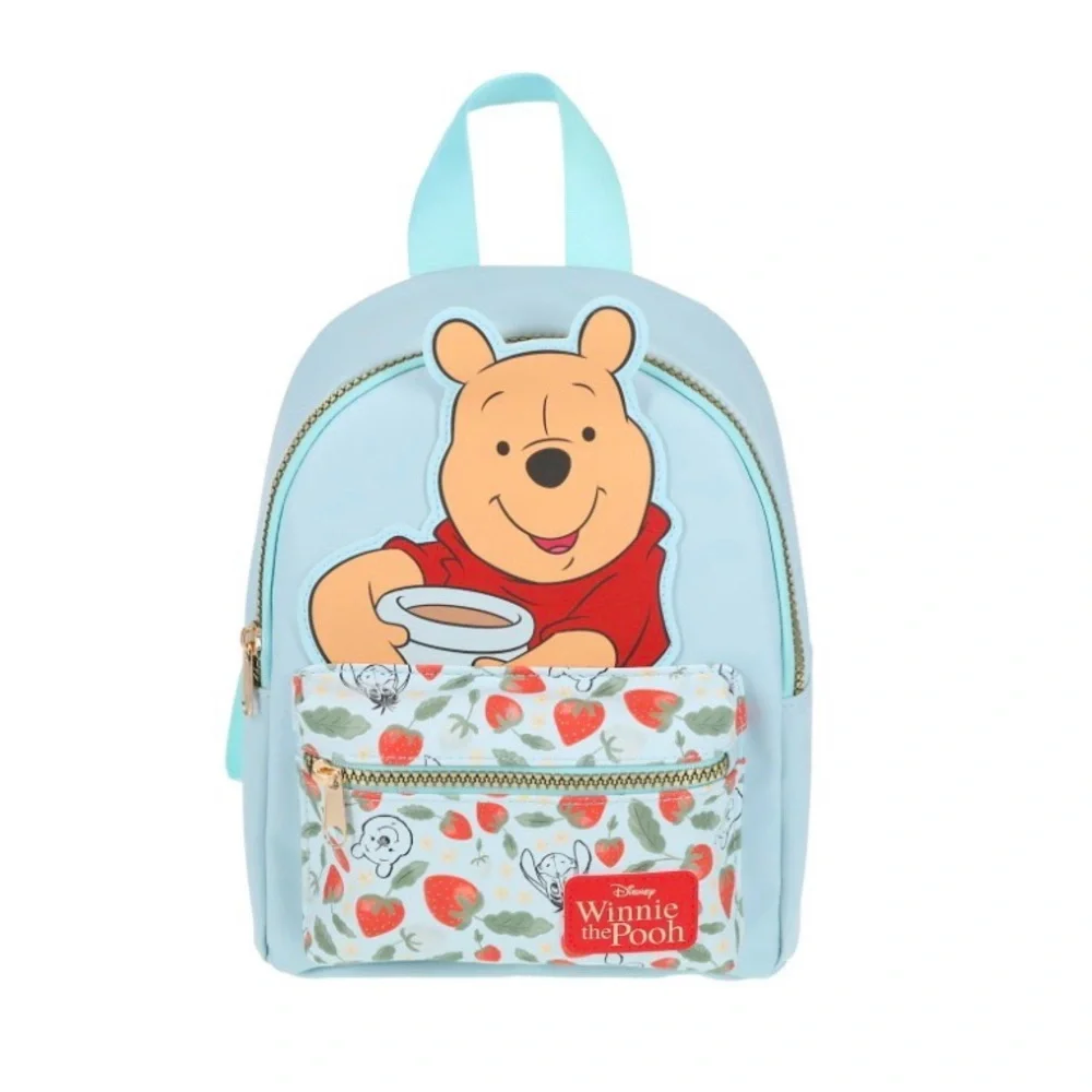 Disney Winnie the Pooh 3D & Strawberry Design Backpack Collectible NWT
